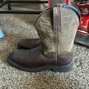 MENS GROUNDBREAKER WESTERN WORK BOOT